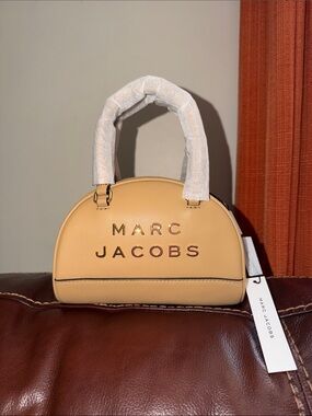‼️NEW Marc Jacobs Small Bowling Leather Satchel Crossbody Bag
